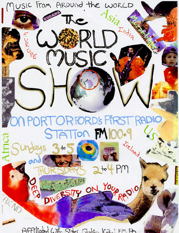 World Music show flyer